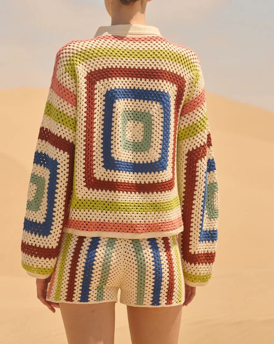 Cardigan Plaza Crochet - Image 4