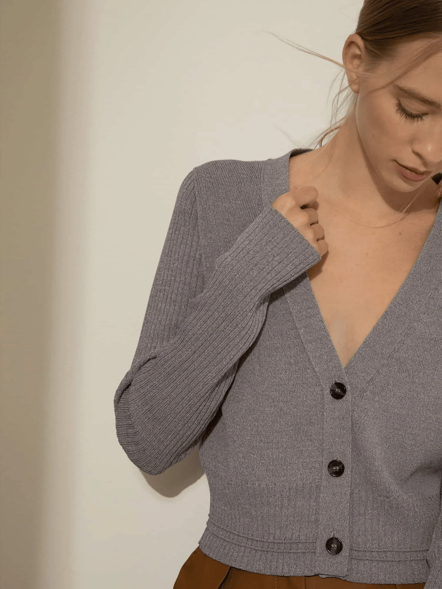 Cardigan Skate Gris Melange - Image 3