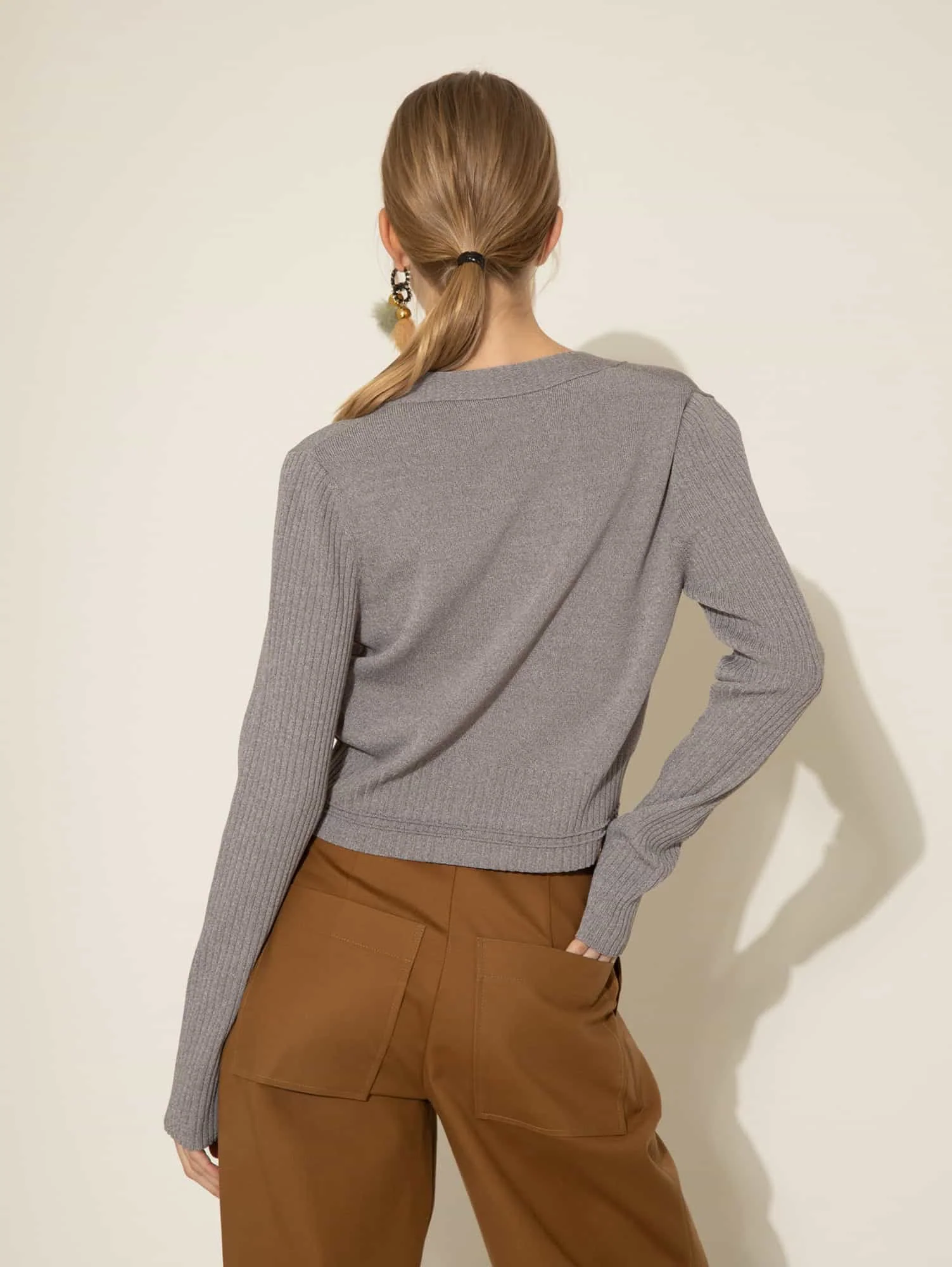 Cardigan Skate Gris Melange - Image 4