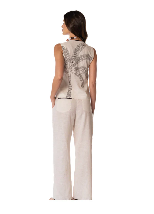 Chaleco Eden Coast Knit Blush - Image 2