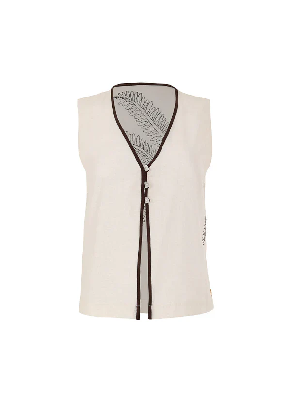 Chaleco Eden Coast Knit Blush - Image 3