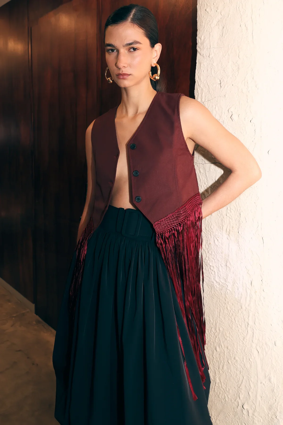 Chaleco Macrame Drill Gillet - Image 3