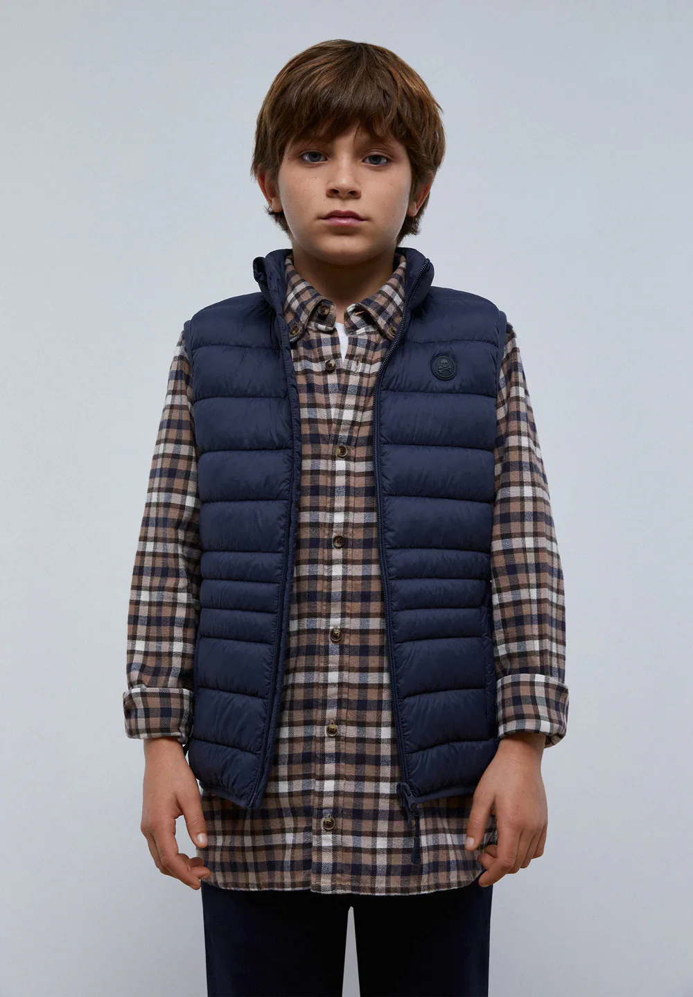 Chaleco Sc Kids Acolchado Ligero Calavera