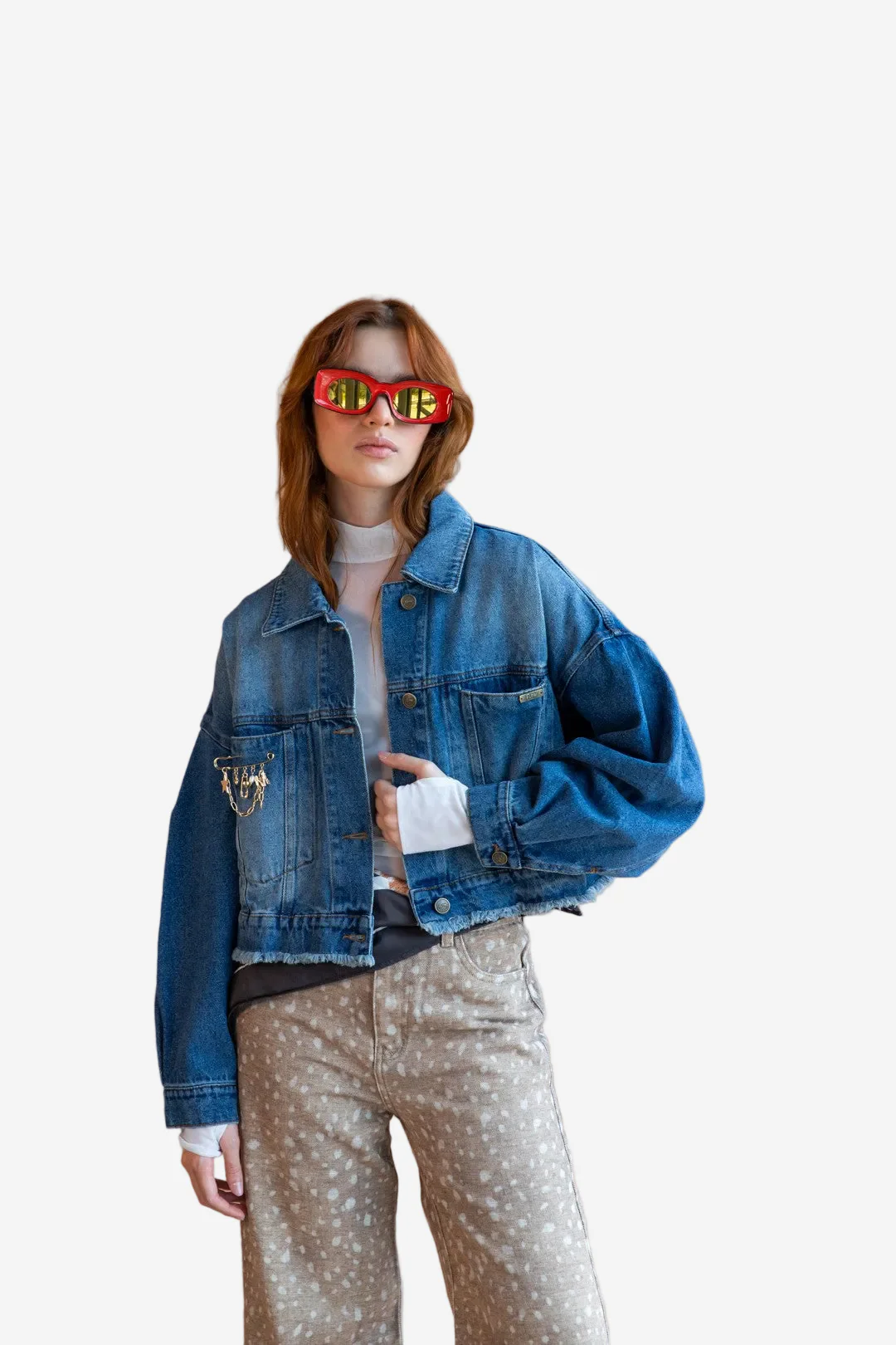 Chaqueta Barrel Denim - Image 3