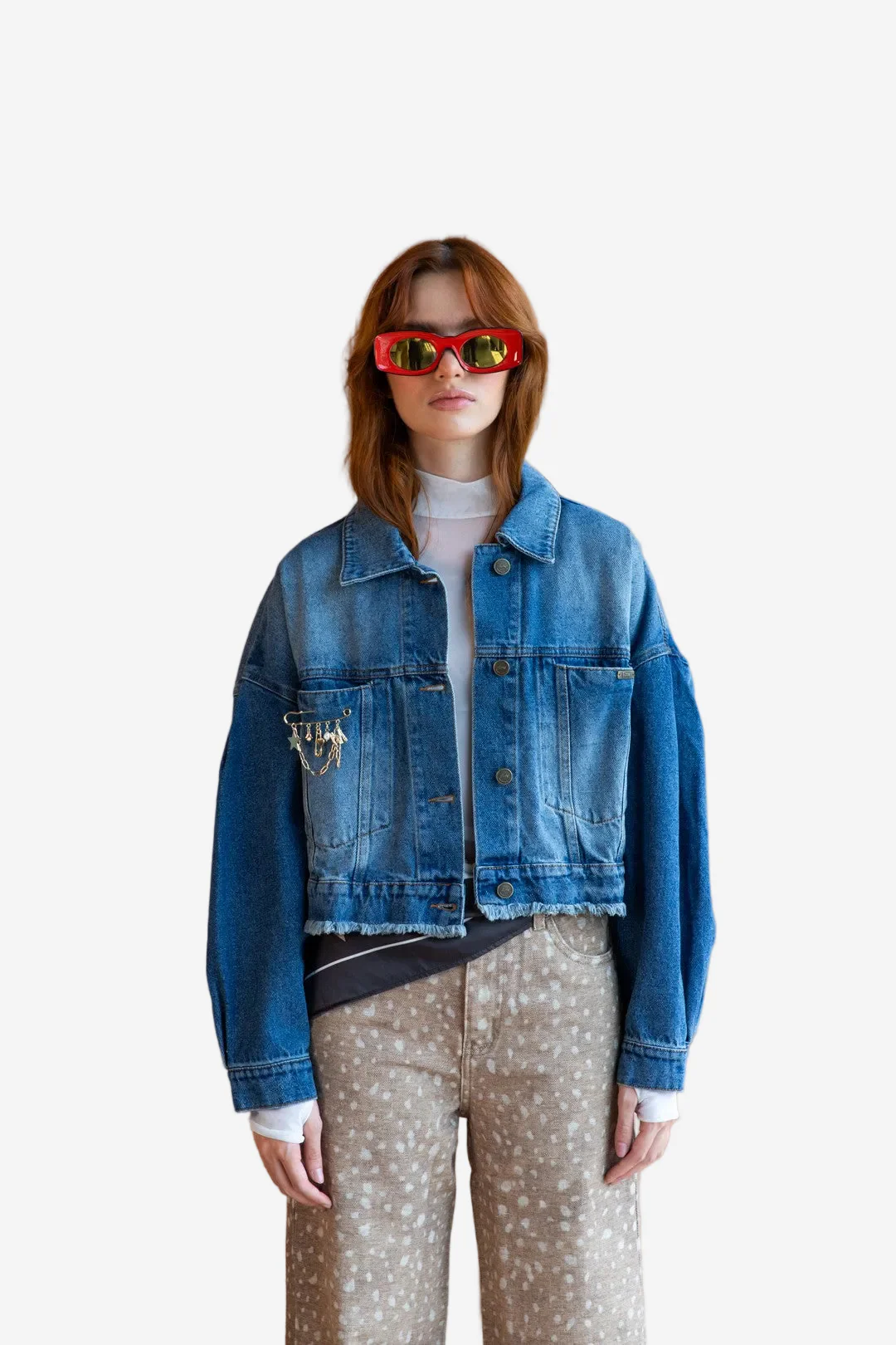 Chaqueta Barrel Denim - Image 4