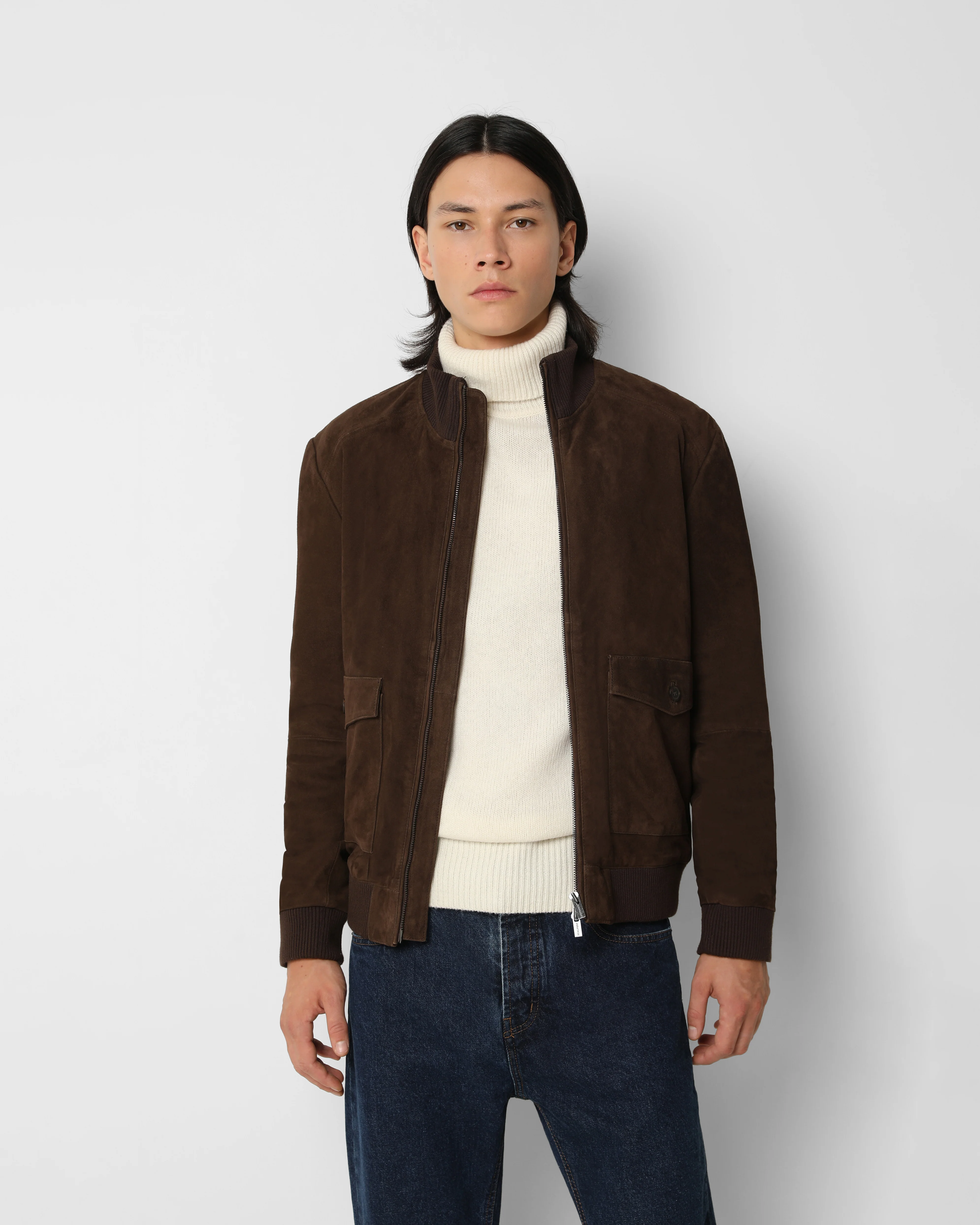 Chaqueta Bomber Ante