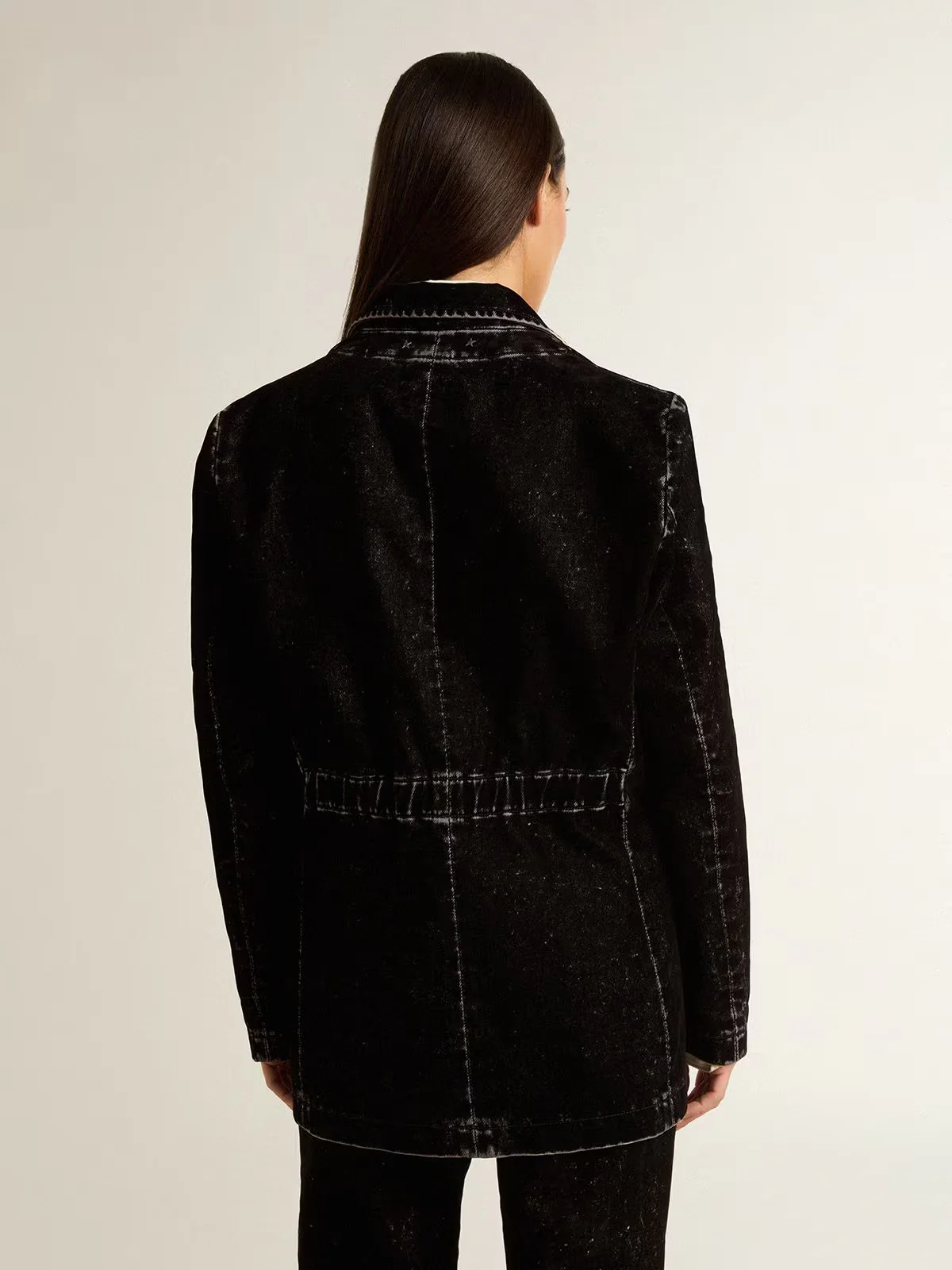 Chaqueta Denim Velvet Washed - Image 3