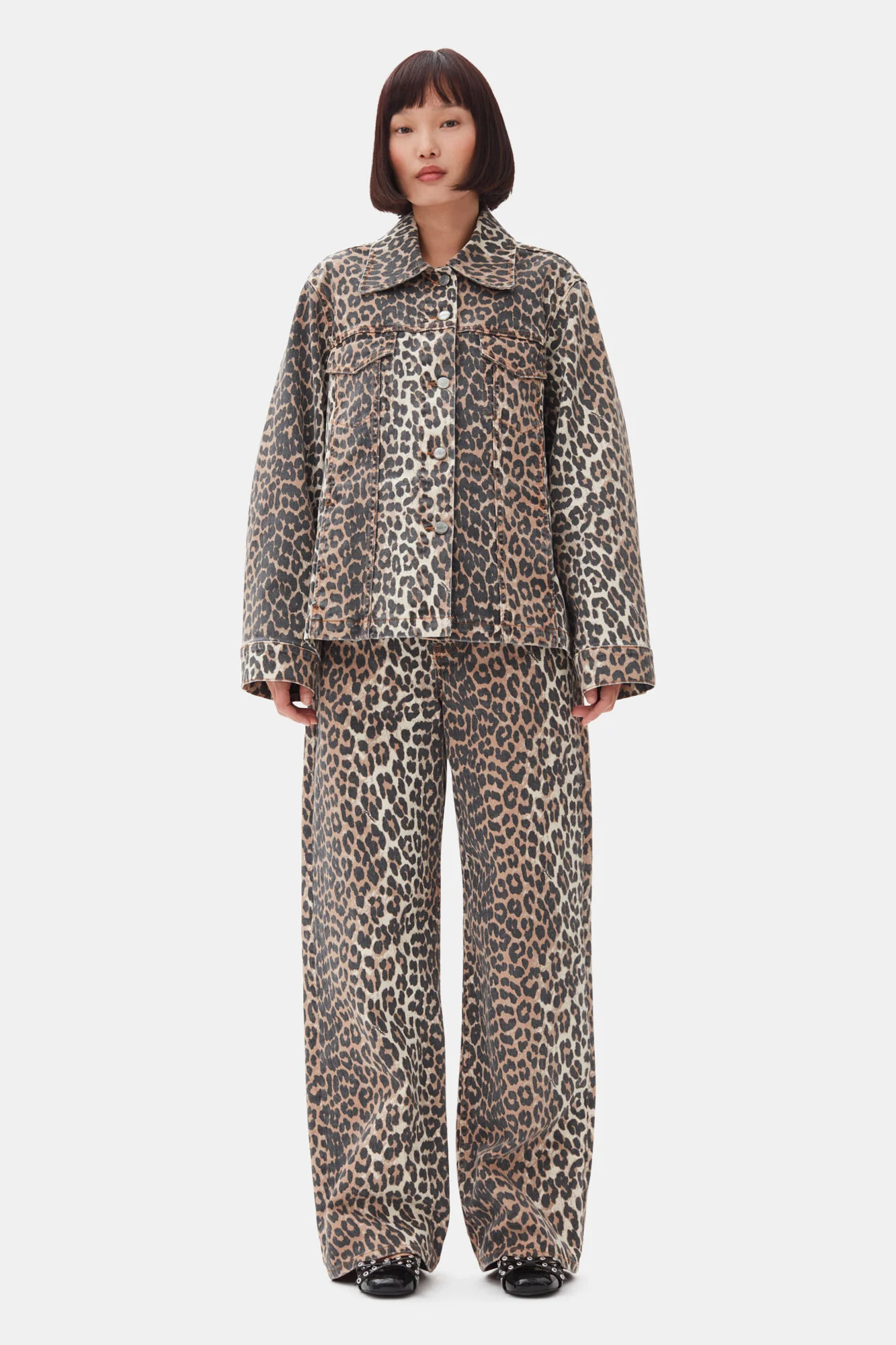 Chaqueta Print Denim - Image 4