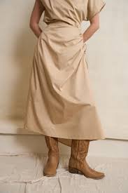 Falda Libre Beige
