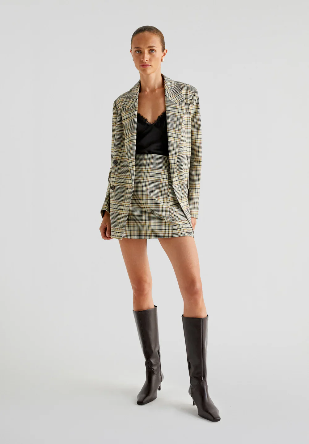 Falda Lime Check - Image 2