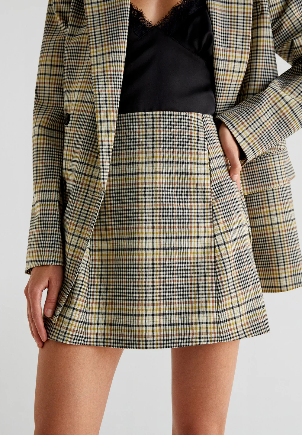 Falda Lime Check - Image 3