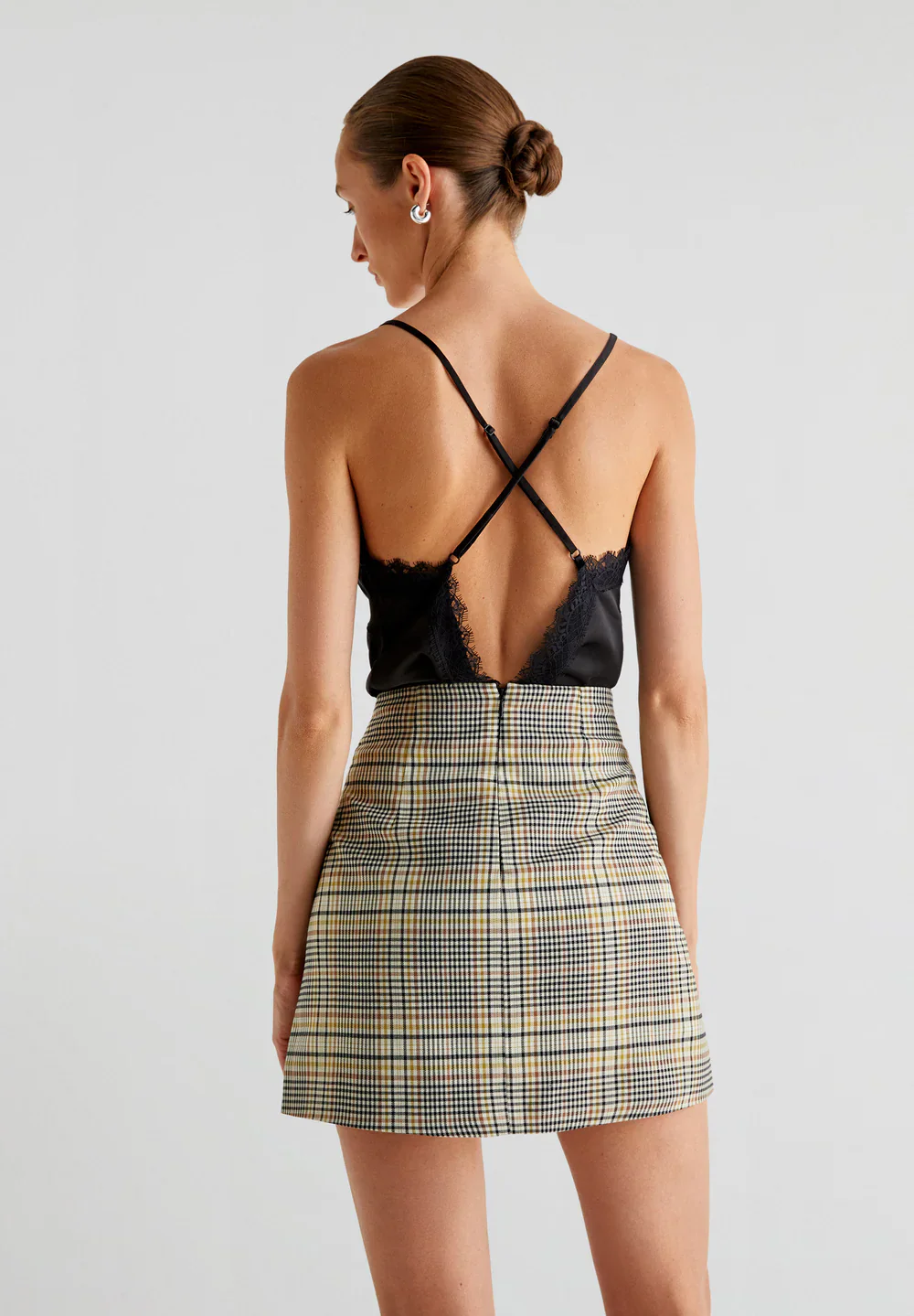 Falda Lime Check - Image 4