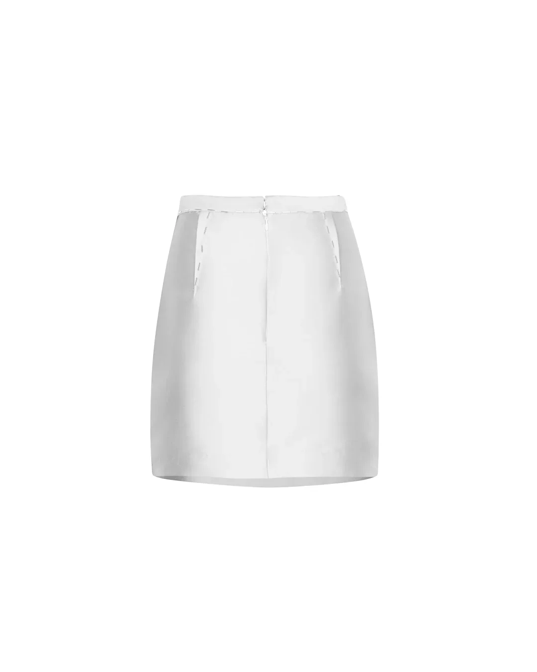 Falda Mini De Taffeta Con Canutillos - Image 2