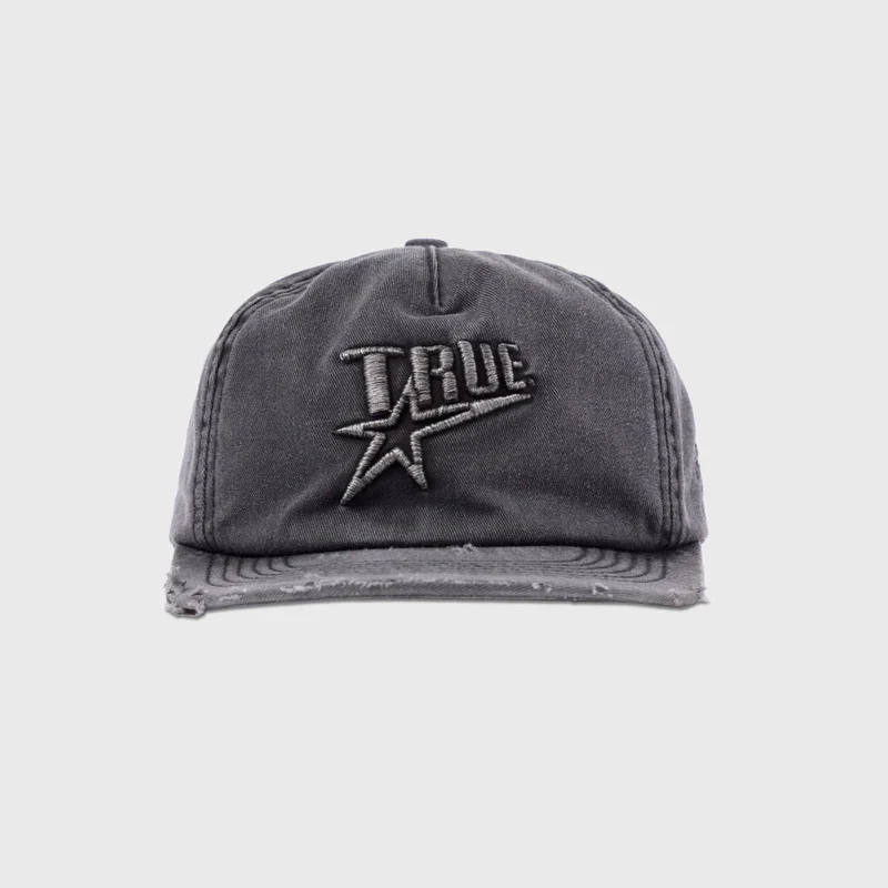 Gorra De Golf Con Efecto Lavado De Estrellas Negra - Image 2