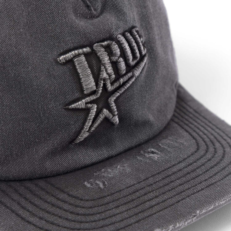 Gorra De Golf Con Efecto Lavado De Estrellas Negra - Image 3