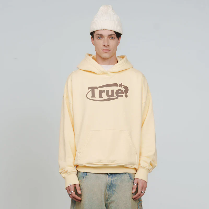 Hoodie Con Capucha Con El Logotipo De Everyday  Amarillo Mantequilla - Image 2