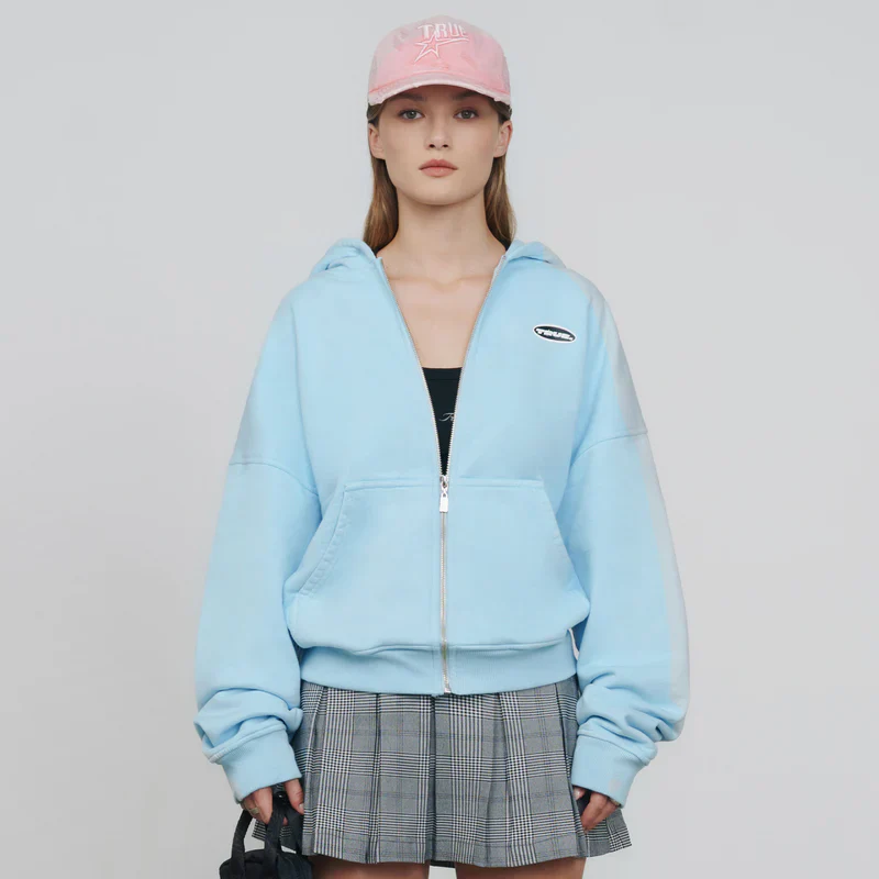 Hoodie Con Capucha Moonlight Azul Pastel - Image 4