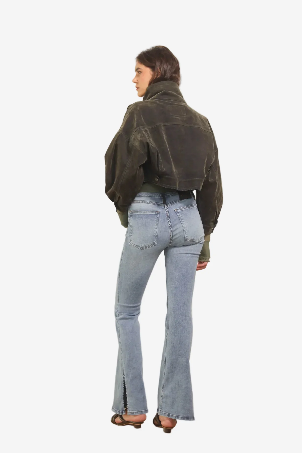 Jean Leia Velvet Military - Image 4