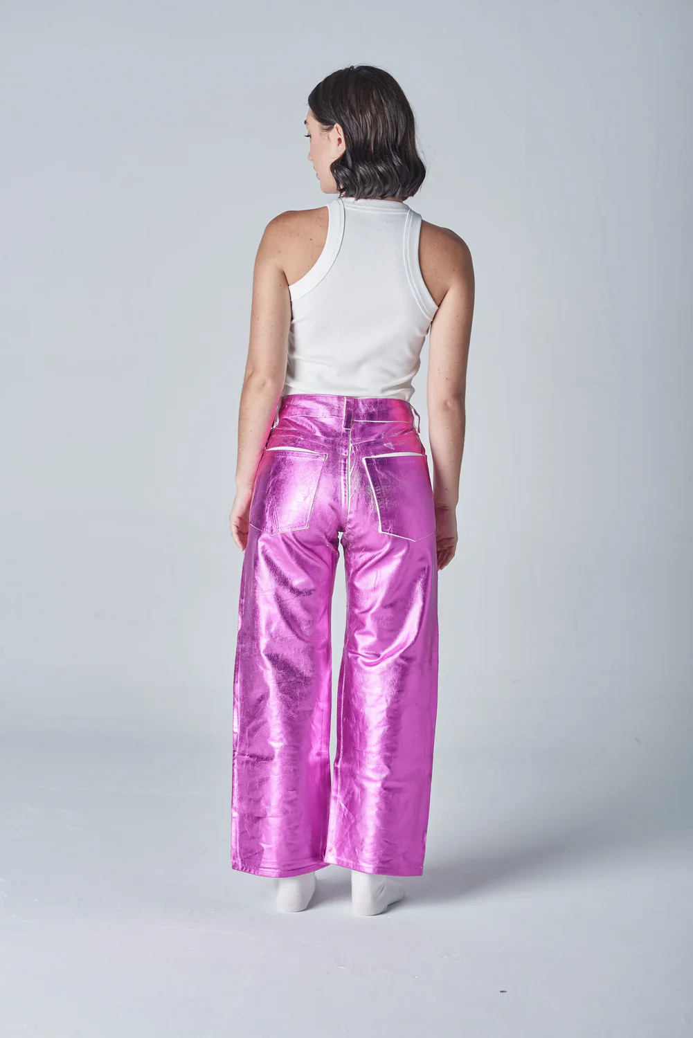 Jean Shiny Wide 009 - Image 3