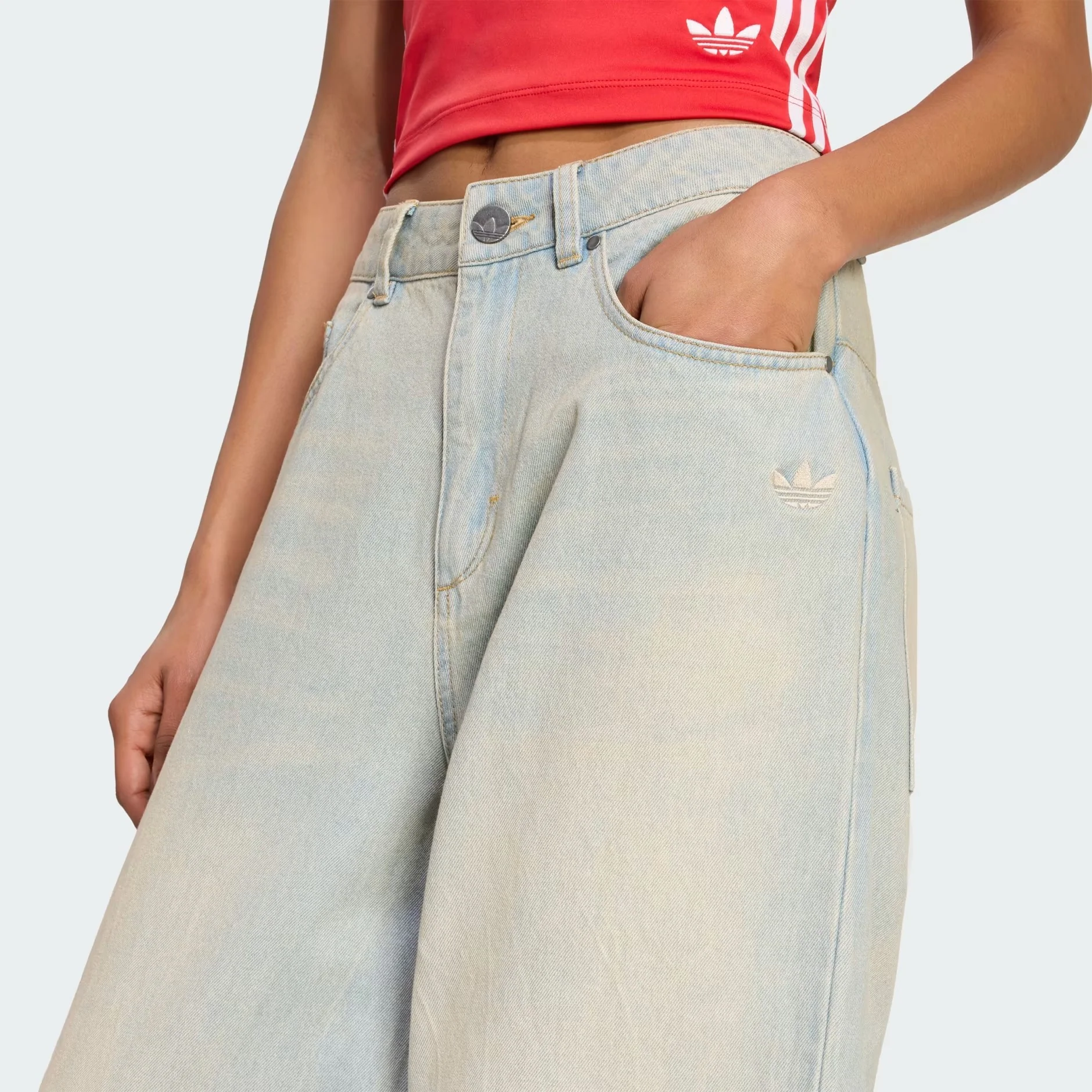Jeans Adidas Vintage Wide Leg - Image 4