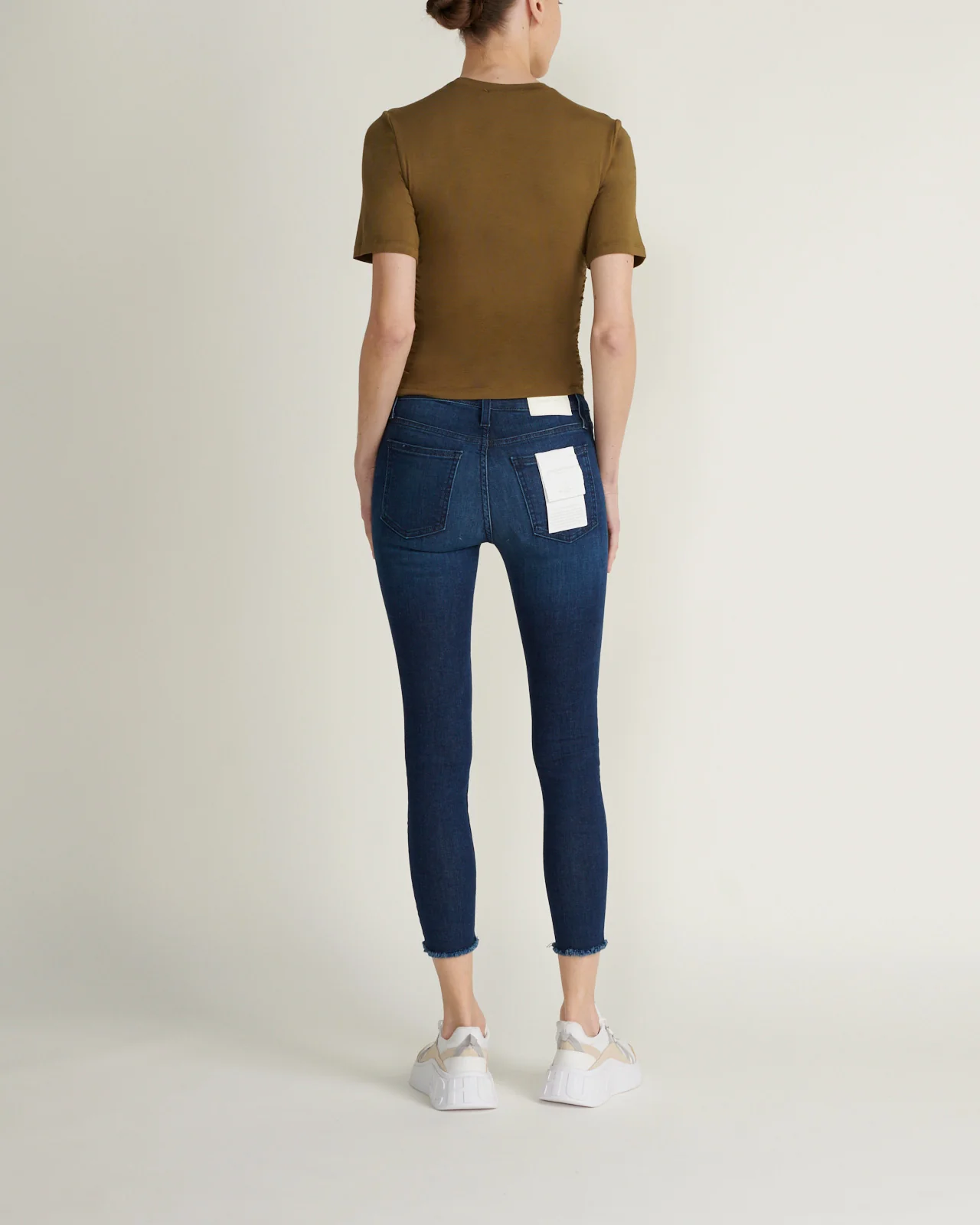 Jeans Costa Mid Rise Crop Dark Chelsea - Image 3