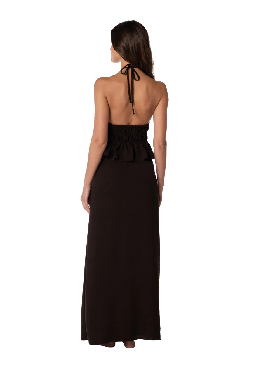 Maxi Falda Zarina Coast Solid Blush - Image 2