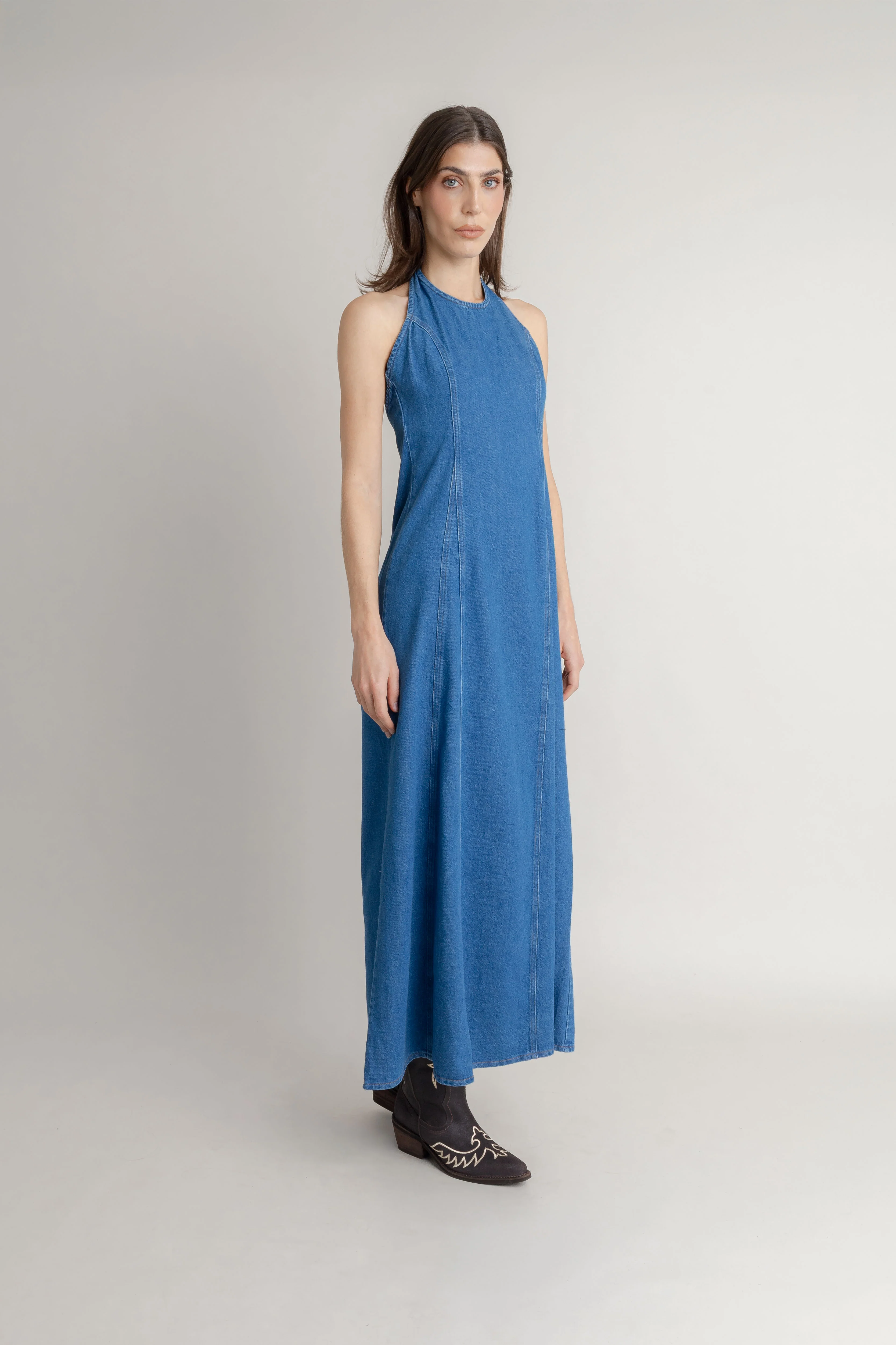 Maxi Vestido De Jean - Image 2