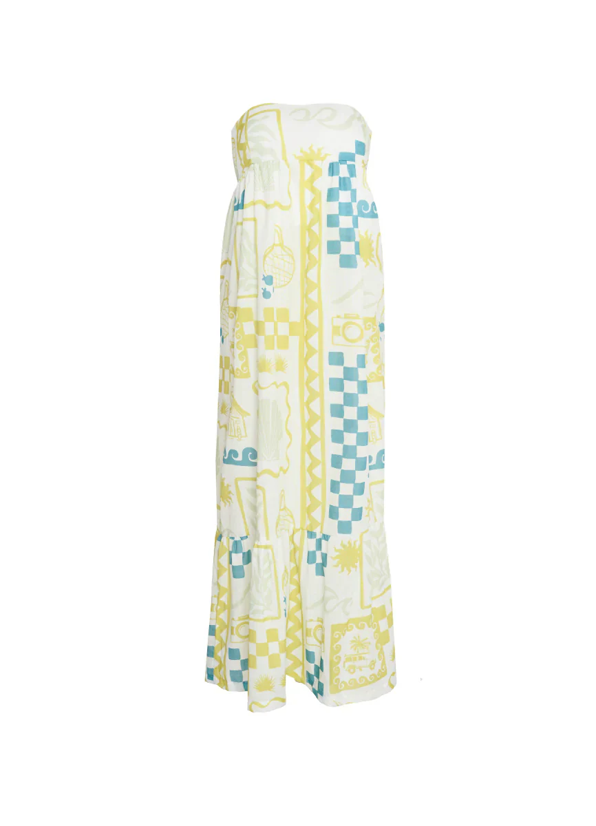 Maxi Vestido Gera Coast Citrus Print - Image 4