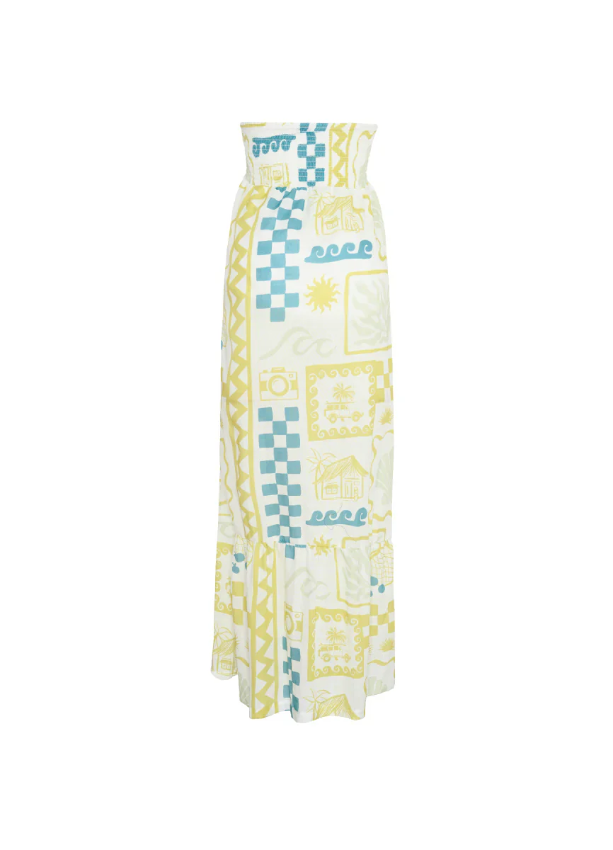 Maxi Vestido Gera Coast Citrus Print - Image 5
