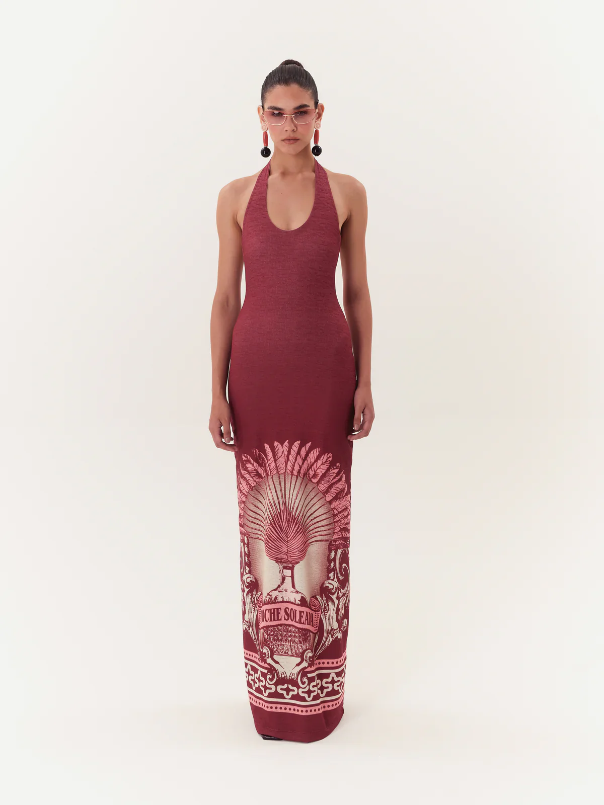 Maxi Vestido Halter Solar