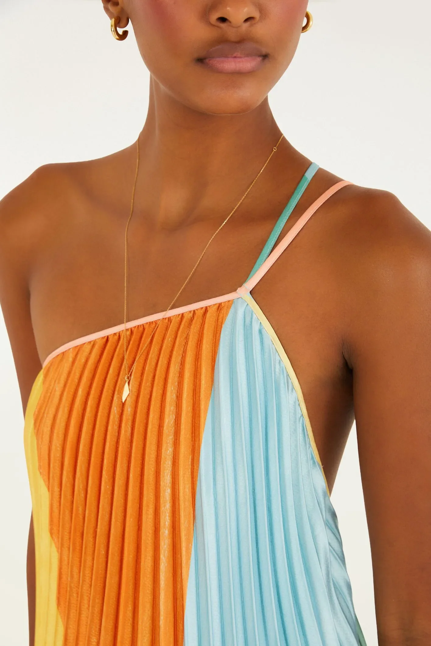 Maxi Vestido Plissado Paisagem Carioca - Image 3