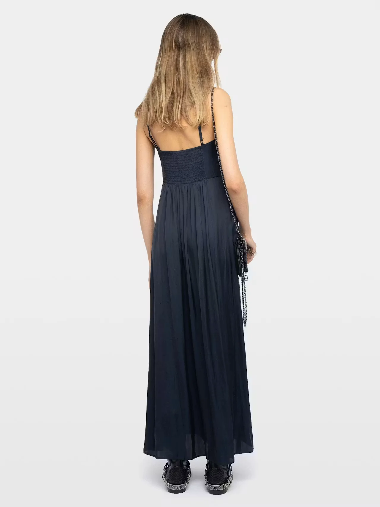 Maxi Vestido Rippie Satin - Image 4