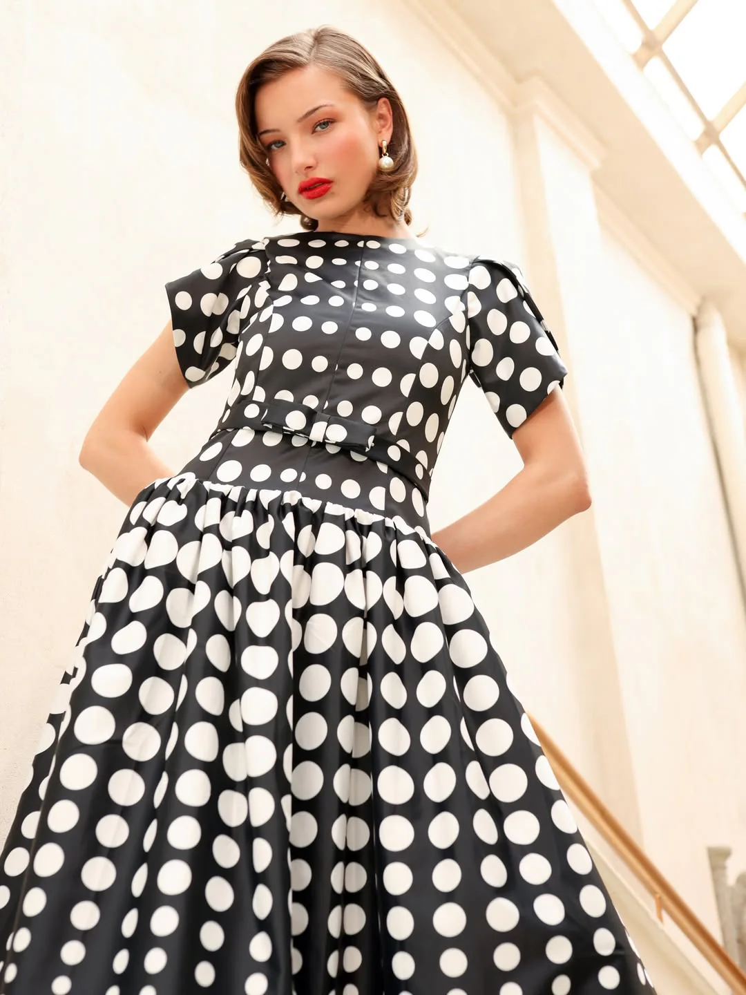 Maxi Vestido Rosseta Lunares - Image 3