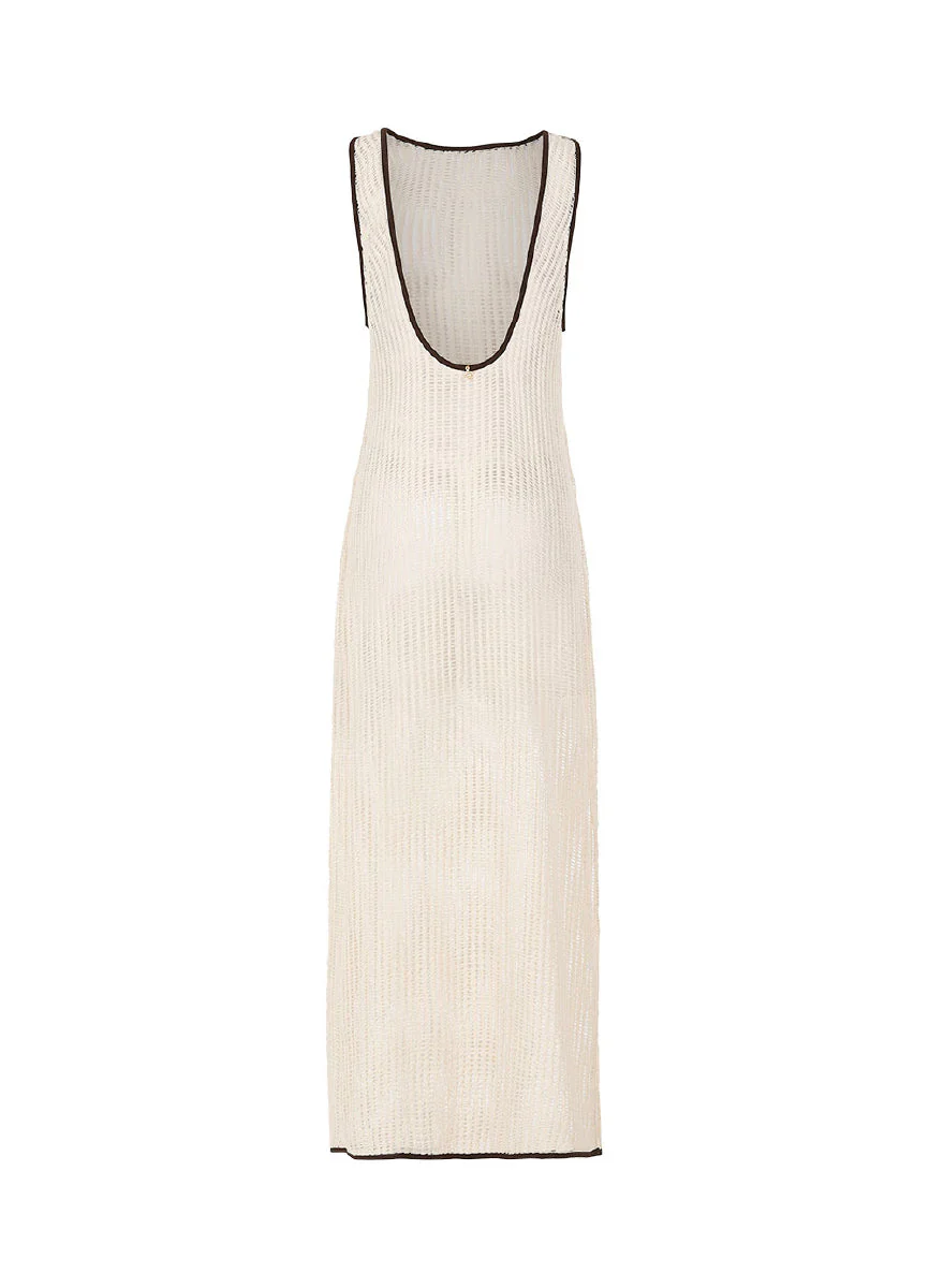 Midi Vestido Celia Coast Knit Blush - Image 4