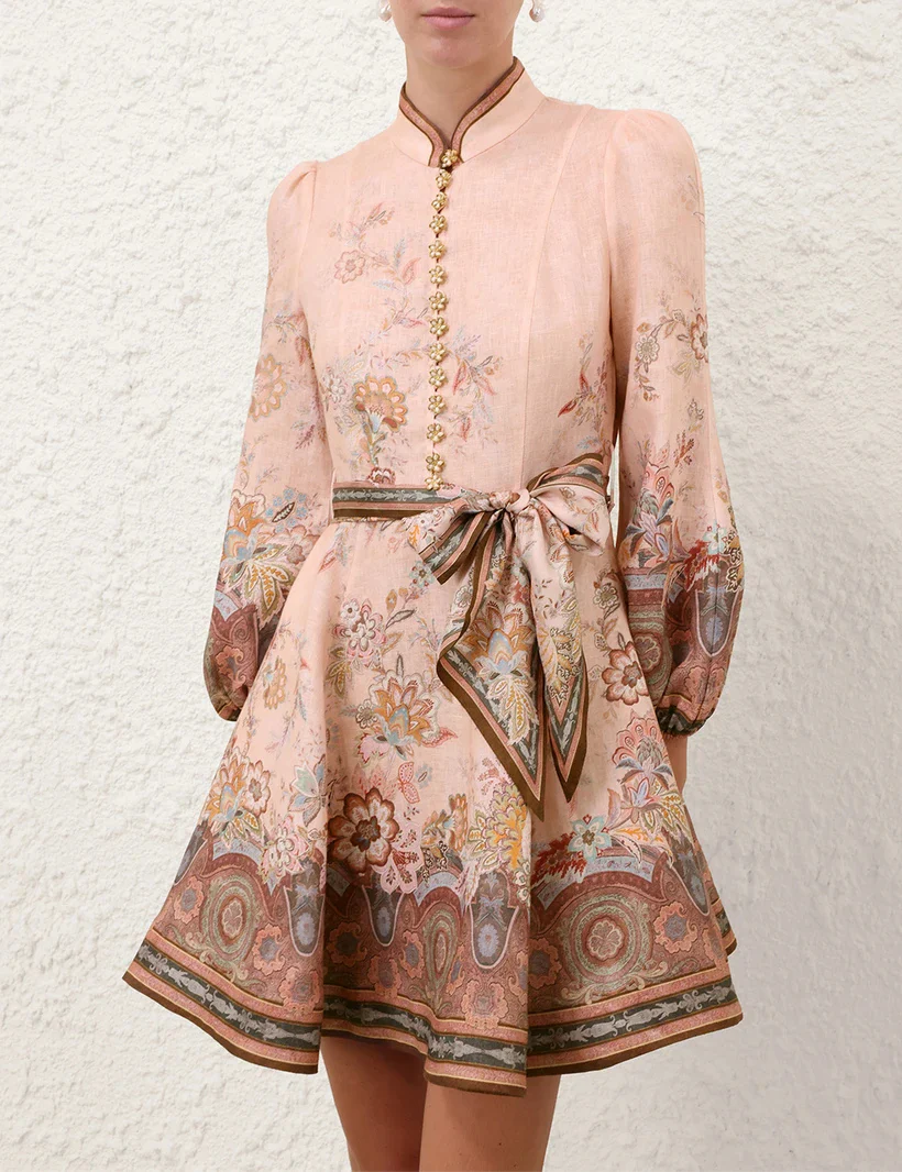 Mini Vestido Alchemy Button