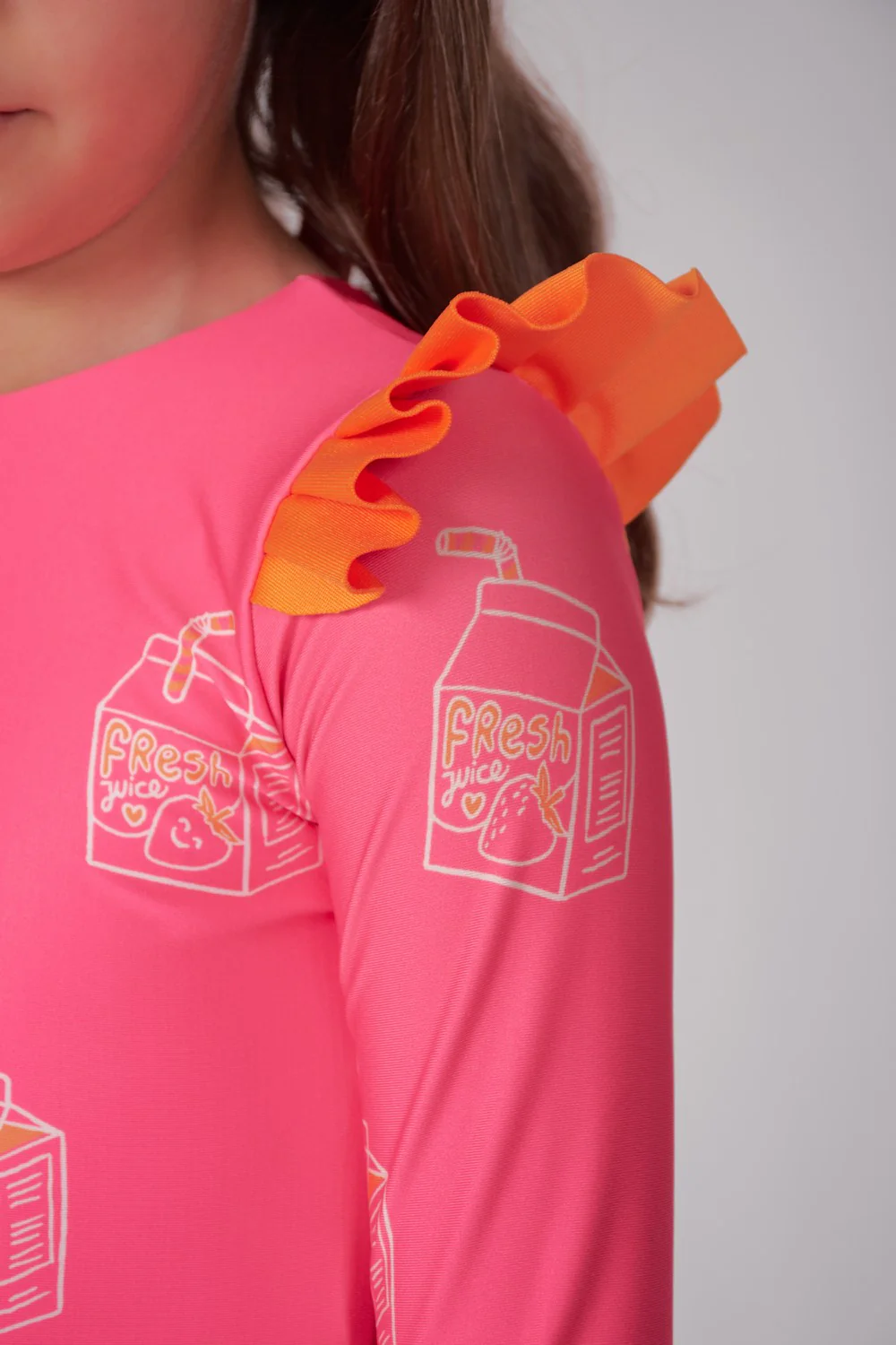 One Piece Print Jugos Rosado - Image 3