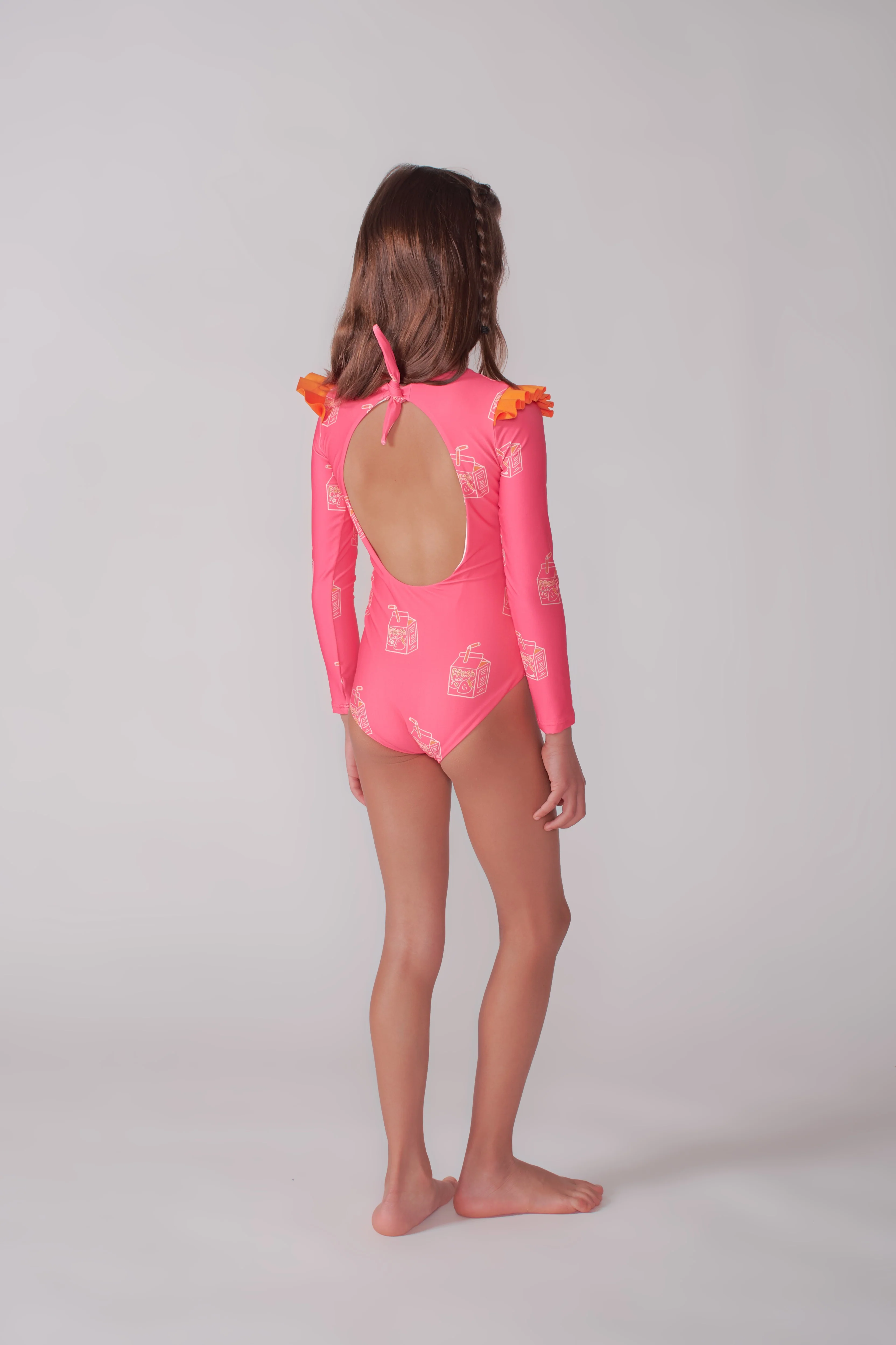 One Piece Print Jugos Rosado - Image 4