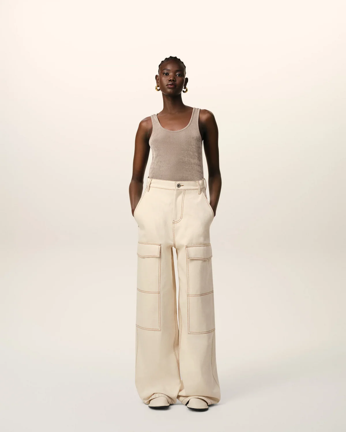Pantalón Cargo Wide Fit - Image 3