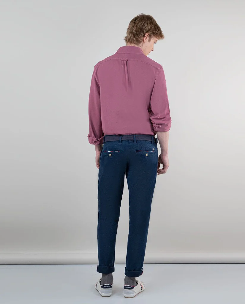 Pantalon Chino Basico Marino - Image 3