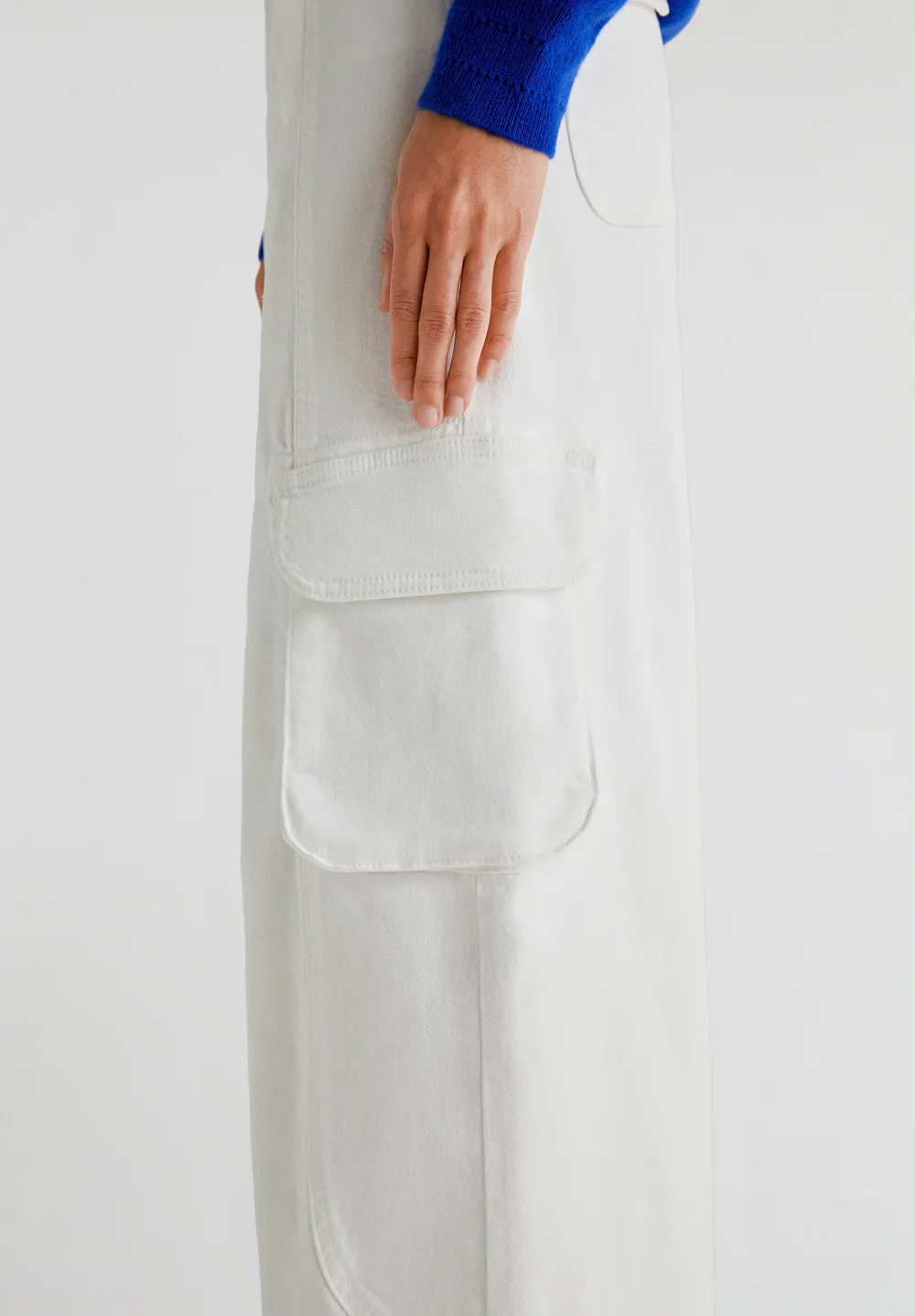 Pantalon Denim Cargo Cullote - Image 4