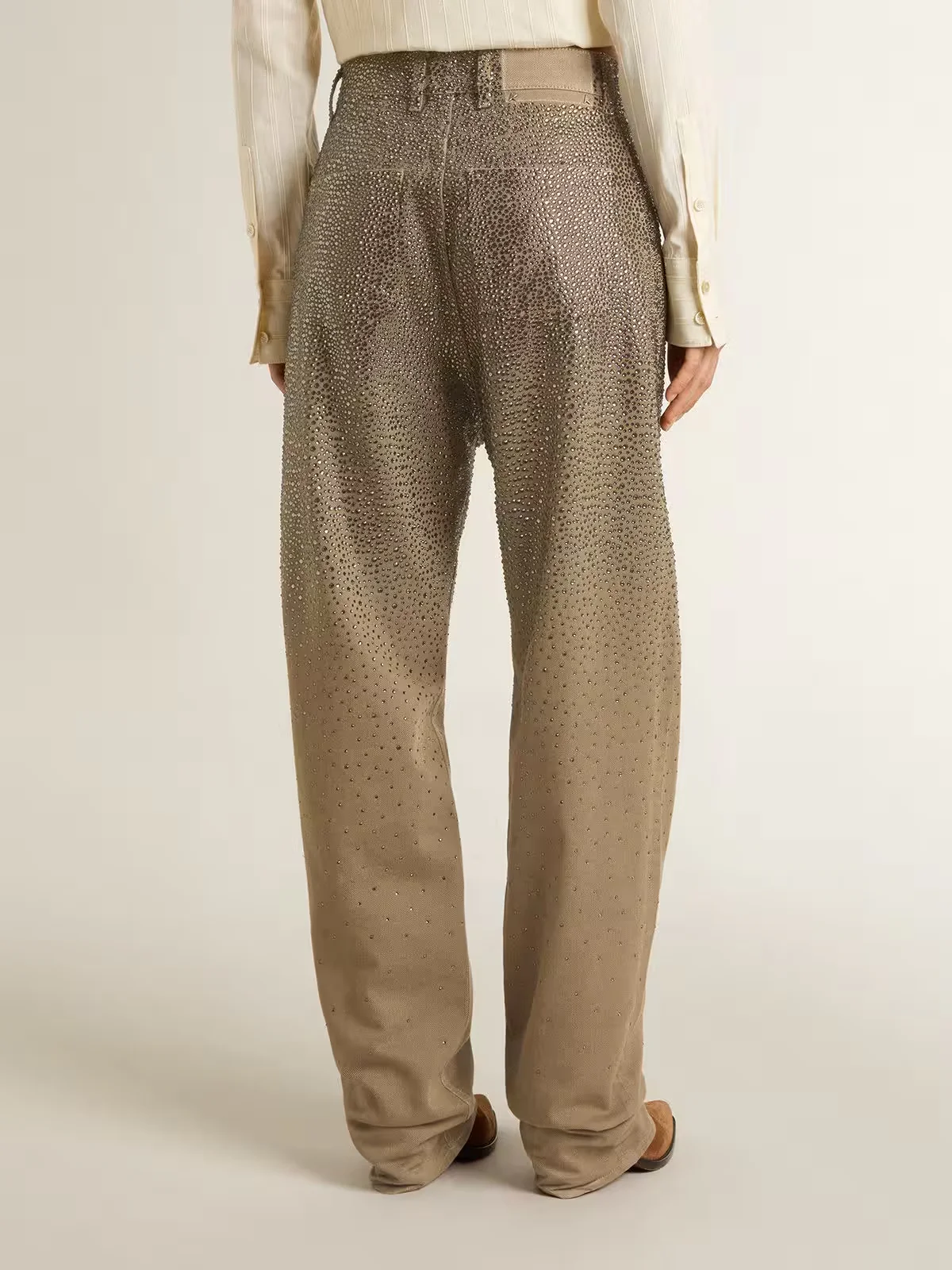 Pantalon Kim Denim Sky Wash With Crystal - Image 2