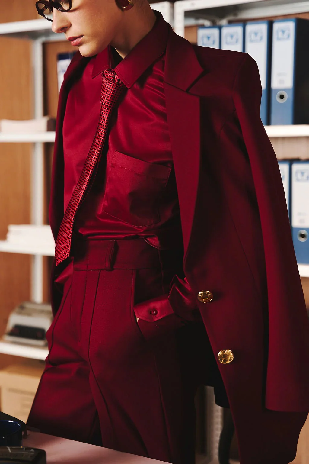Pantalon Serie 88 Burgundy - Image 5