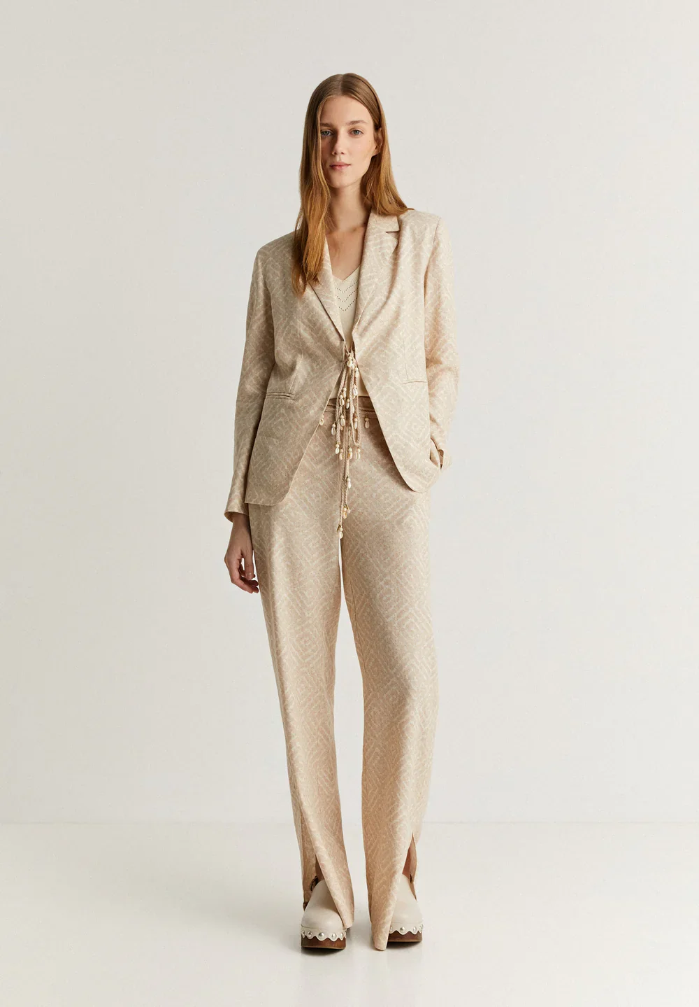 Pantalon Trim Print
