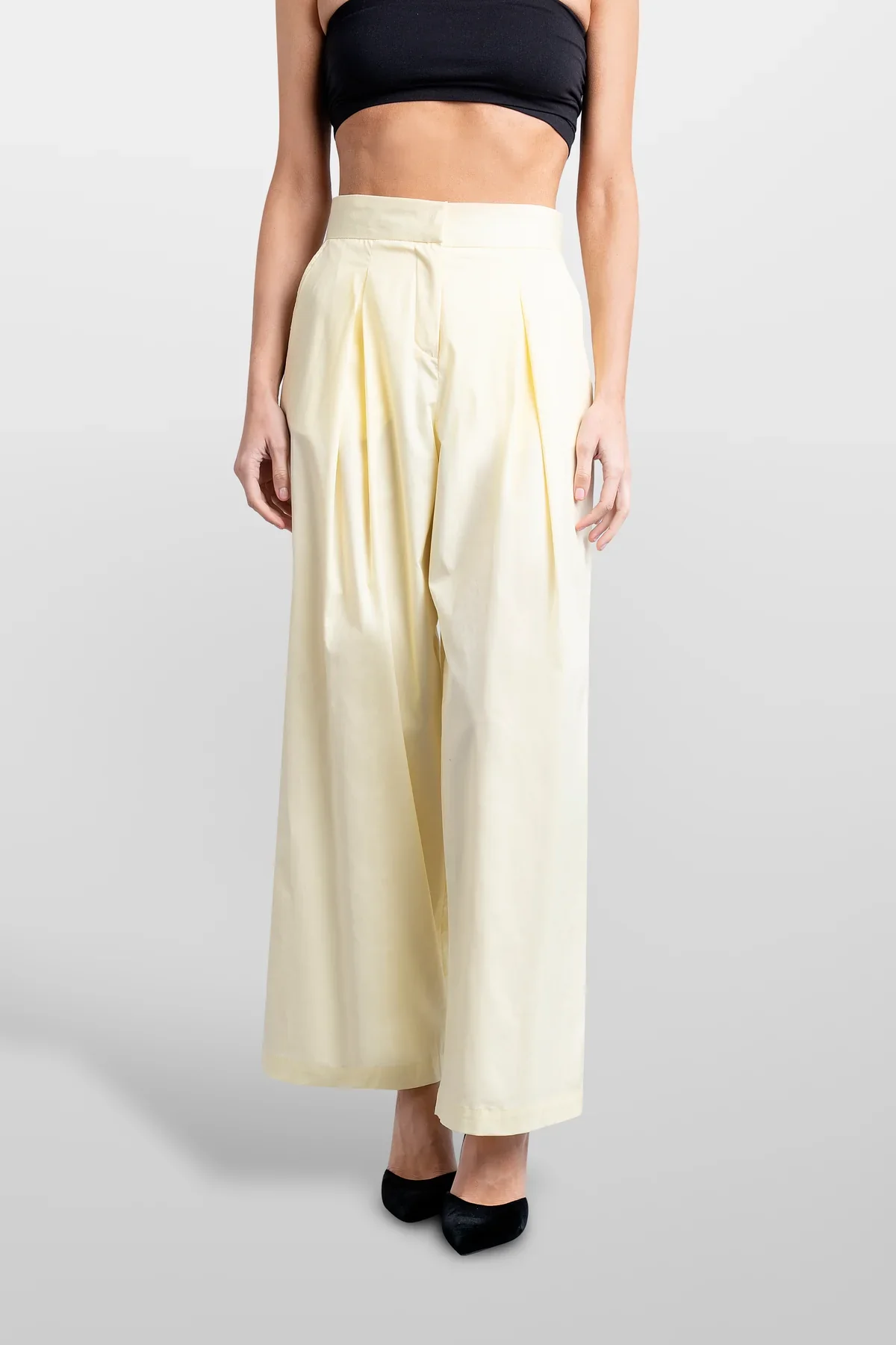 Pantalones Palazzo Poplin Noa