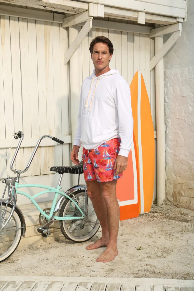 Pantaloneta Sailboats Orange - Image 4