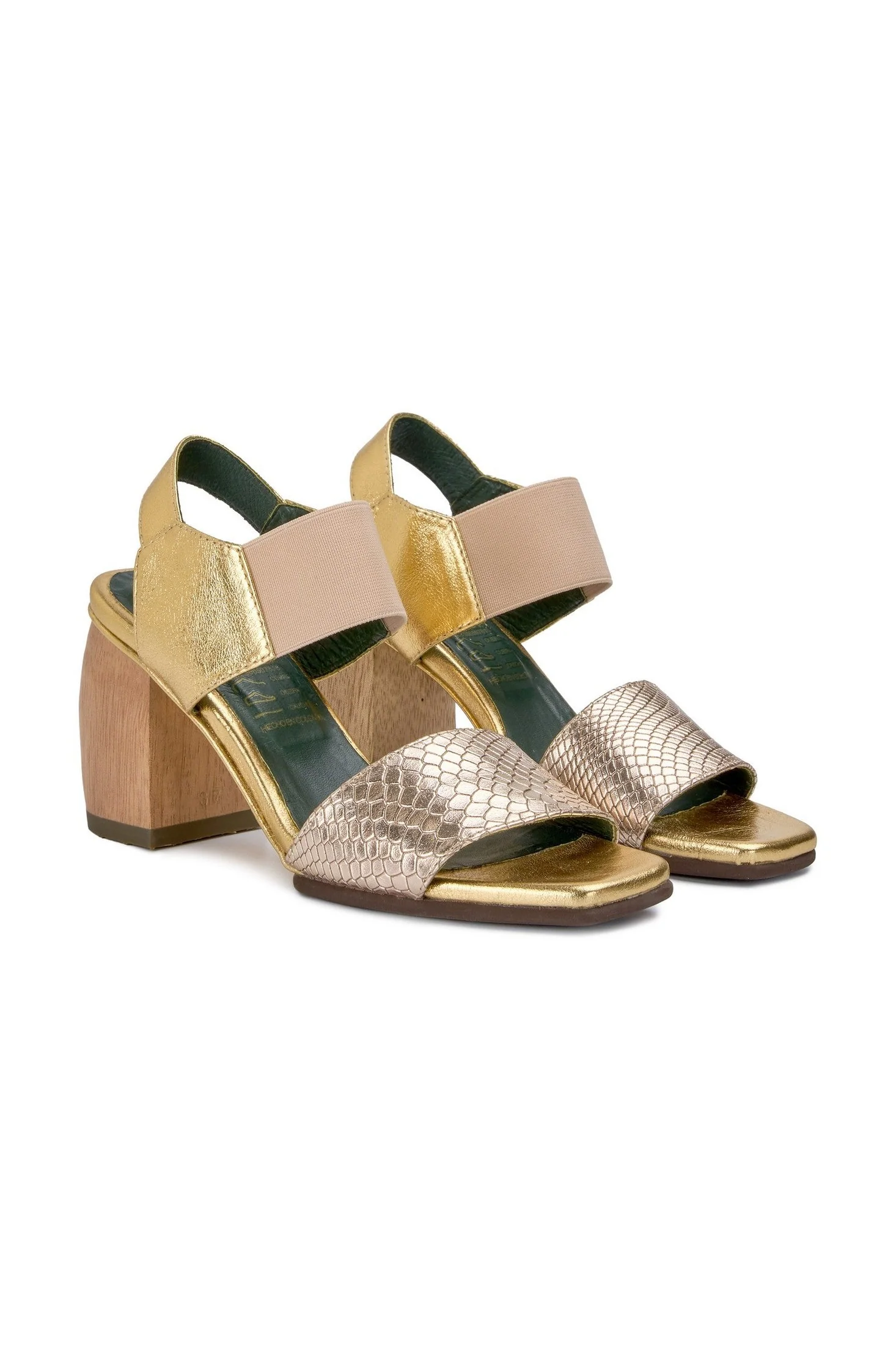 Sandalia Letrista Oro Mp - Image 2