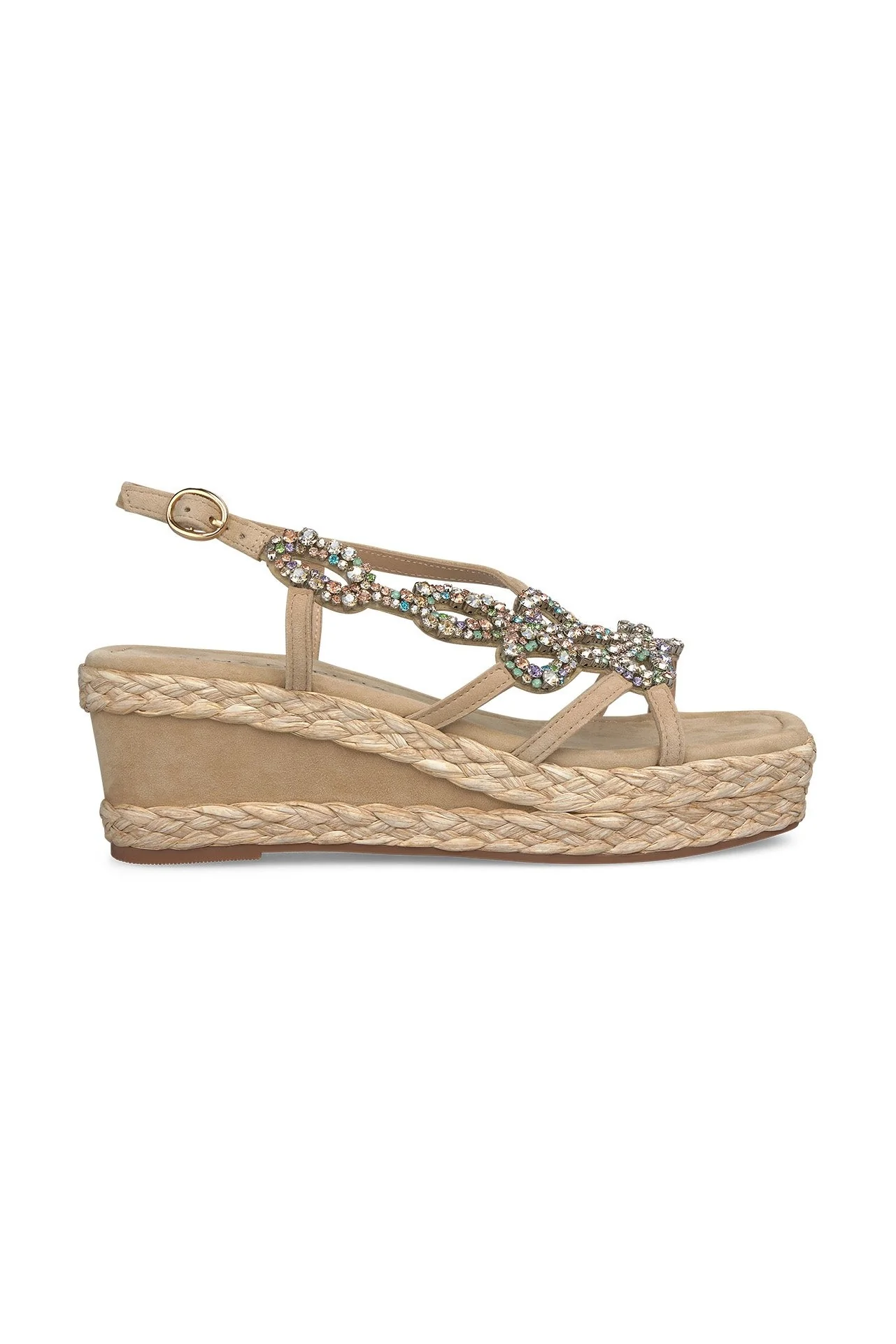 Sandalia Suede Sand
