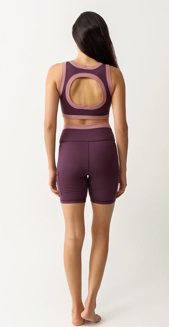 Short Lavander Biker - Image 2