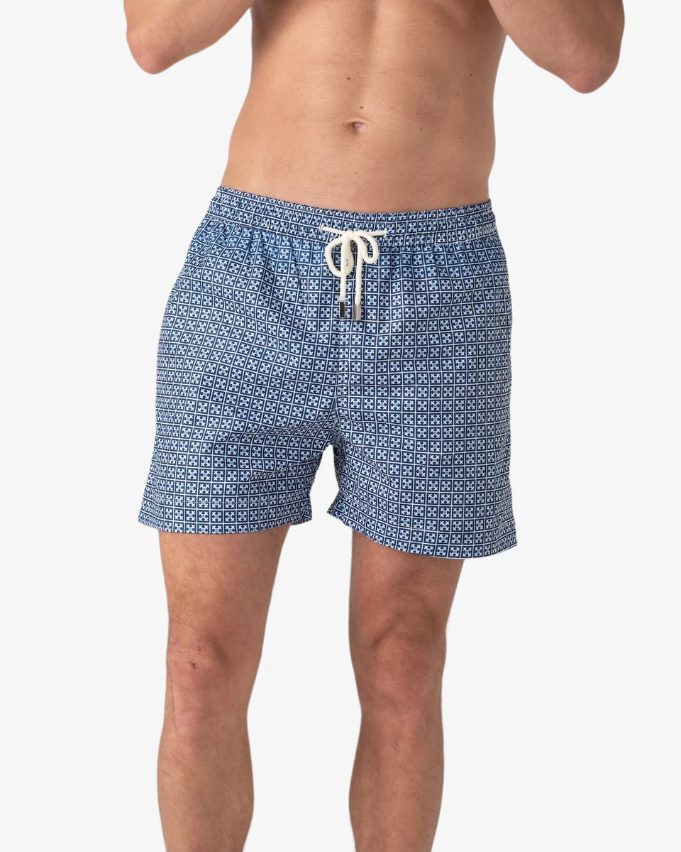 Bañador Venecia Navy Mosaic