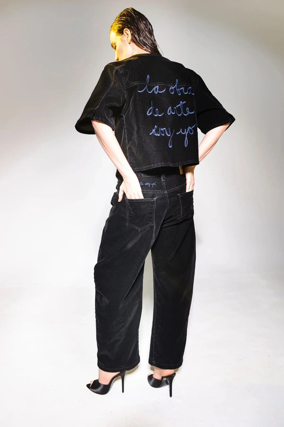 Sobrecamisa Terciopelo Negro - Image 5